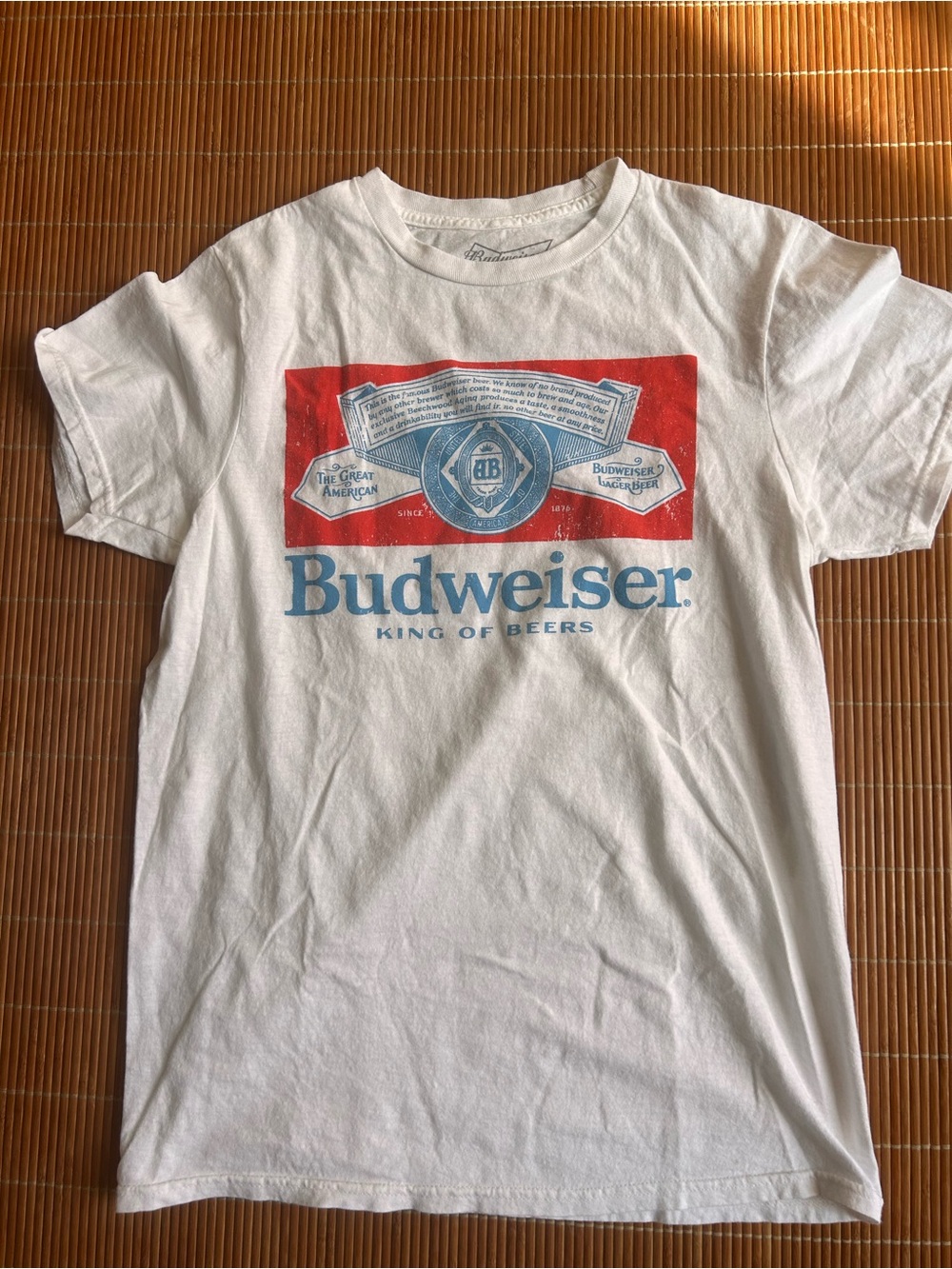Budweiser Men’s White Tee